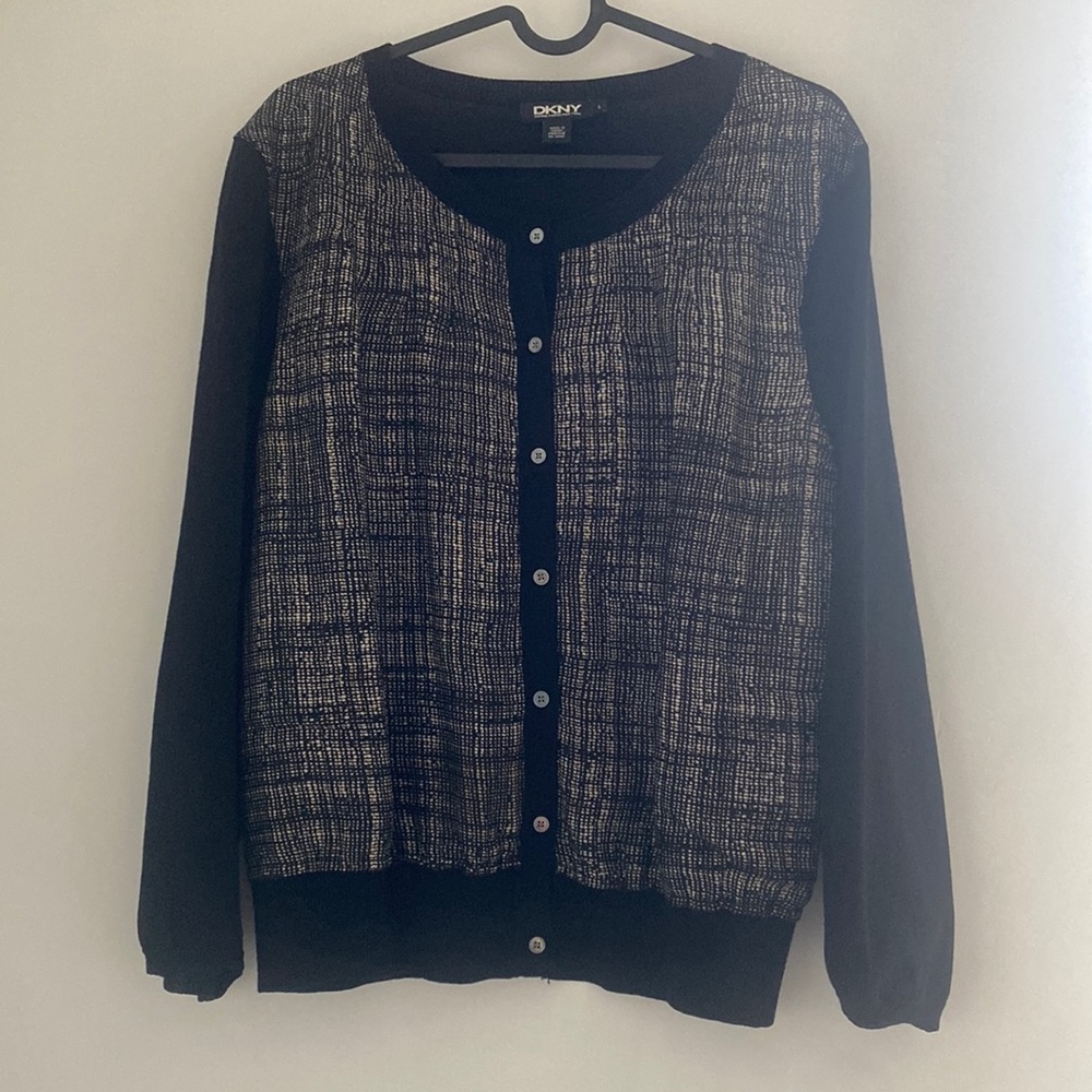 DKNY Black Cardigan